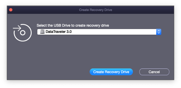 make a recovery usb for a mac